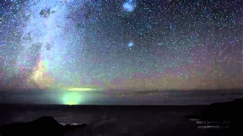 Amazing View Of The Sky The Stars And The Earth Youtube