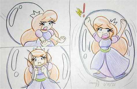 Princess Captured By Bubble 01 Com By Gmangamer25 On Deviantart