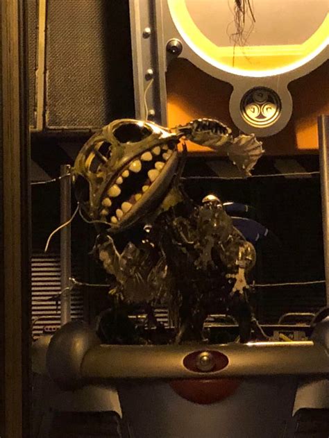 Photo Dismantled Animatronic Picture Leaks From Stitchs Great Escape