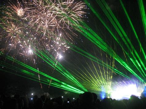 Laser Firework Ubercoolness Fireworks Night Skies Spectacular