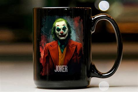 Joker Mug Joker Fan Mug The Joker Joaquin Phoenix Mug Black Etsy