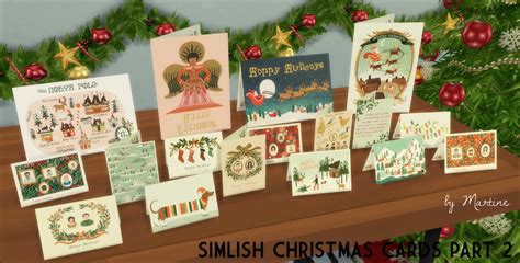 christmas cards  martine liquid sims