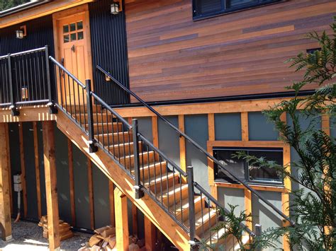 Deck railing posts are spaced to meet code and design. Swivel Bracket Installation for Stairs & Custom Angle Posts - Century Aluminum Railings