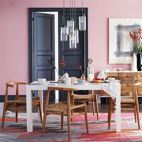 Shop dining tables with square wood legs & more. Parsons Dining Table - Rectangle | west elm