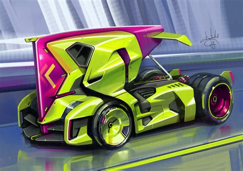 デスクトップ壁紙 車 スポーツカー コンセプトカー コンセプトアート レース Aleksandr Sidelnikov 1920x1357 Juanky7u7