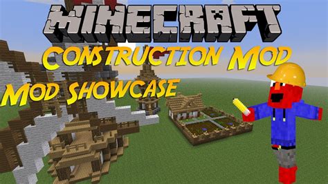 Minecraft Mod Showcase Construction Mod Youtube