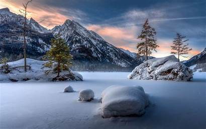 Winter Snow Nature Landscape Germany Wallpapers Bavaria