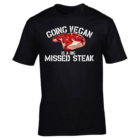 Funny Meat Eater T Shirt Going Vegan Is A Big Mistake Butcher Carnivore Tee Fashion Tee Shirtt