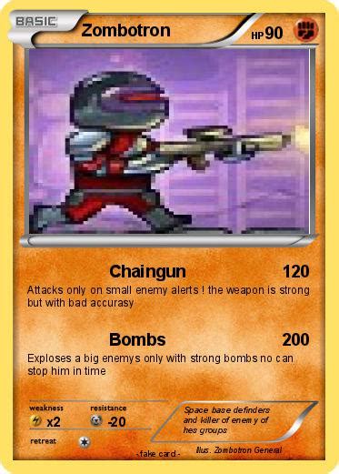 Pokémon Zombotron 6 6 Chaingun My Pokemon Card