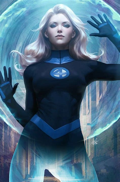Sue Storm By Artgerm Invisible Woman Marvel Comics Fantastic Four