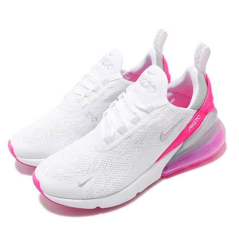 Nike Wmns Air Max 270 White Pink Silver Women Running Shoes Sneakers
