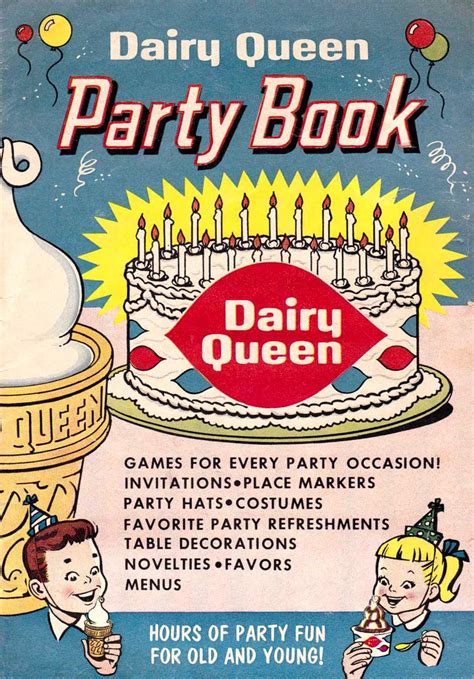 Dairy Queen Party Book A Promotional Comic Book With Games And Party