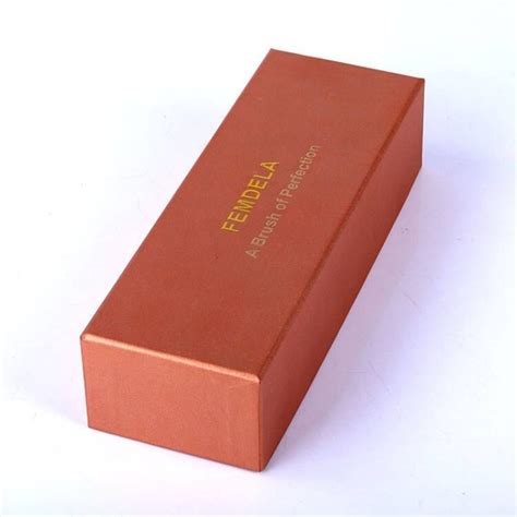 Lid And Base Box Packaging Shiny Specialty Paper T Box For Brush