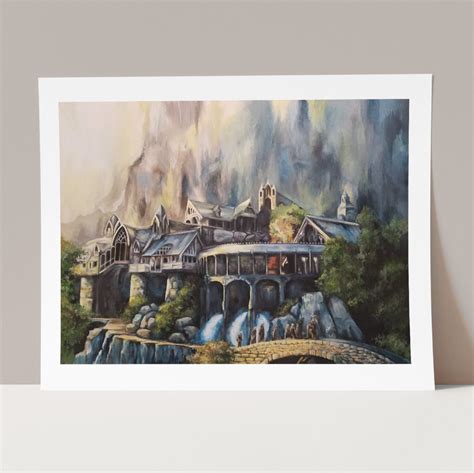 Rivendell And The Fellowship Of The Ring Tolkien Lord Of The Etsy