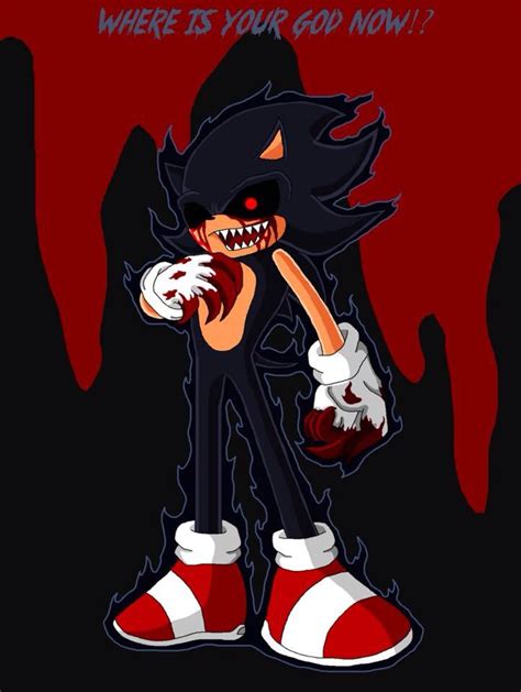Super Dark Sonicexe Super Dark Anime Evil