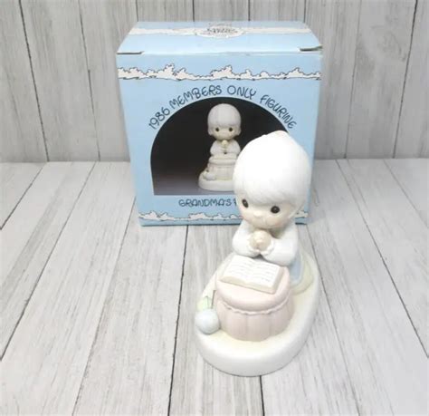 Vintage 1986 Precious Moments Figurine Pm 861 Grandmas Prayer 1200