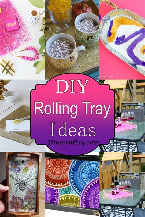 22 Diy Rolling Tray Ideas Diyscraftsy