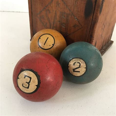 Then browse our decorative billiard balls section for sets like the sterling designer marbleized pool ball set. 3 antique billiard pool balls~ Brunswick Balke Ivorylene Dart~vintage early 1900s~sports decor ...