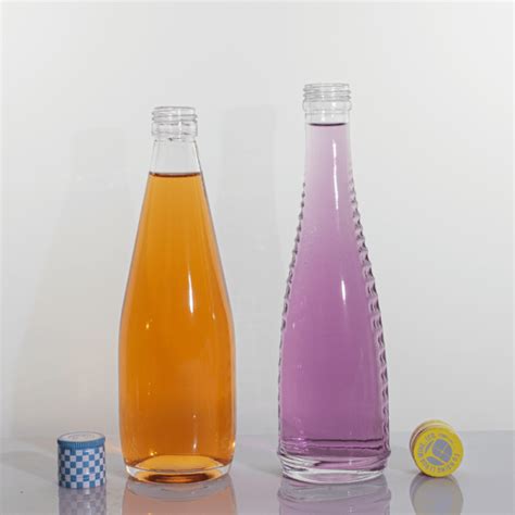 Custom 340ml Glass Bottles Packaging Long Glory Glass