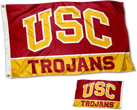 Usc Trojans Double Sided Flag Sports And Outdoors