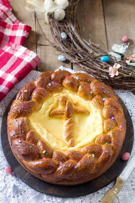 I know it is a sicilian recipe. Easter Bread Cheesecake - Romanian Pasca | All that's Jas ...