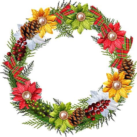 Christmas Wreath Transparent Free Png Png Play