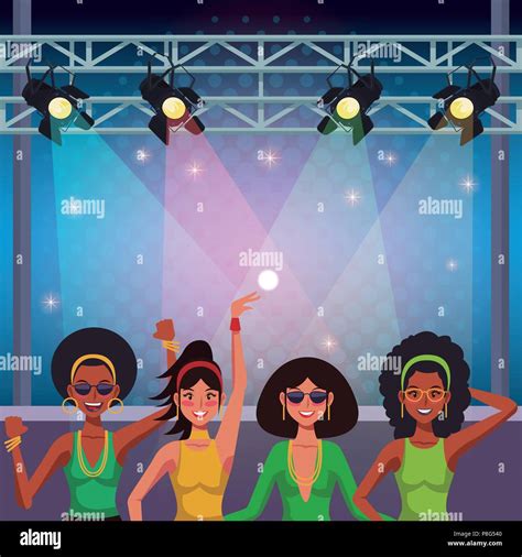 People And Disco Cartoons Stock Vector Image And Art Alamy
