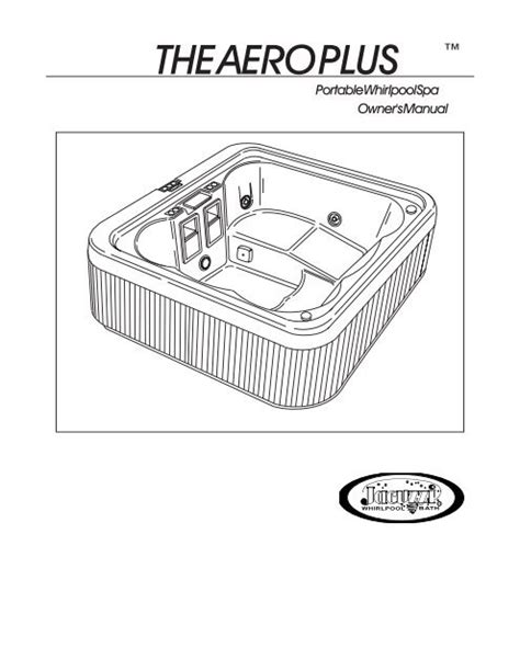 Portable Whirlpool Spa Owners Manual Hot Tubs Hot Tub