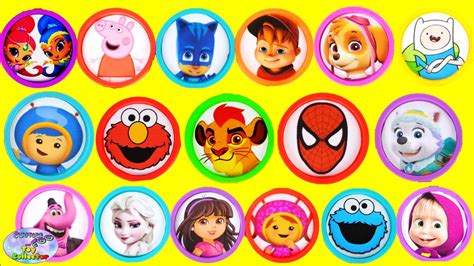 Learn Colors Disney Nick Jr Paw Patrol Pj Masks Alvin Episode Surprise