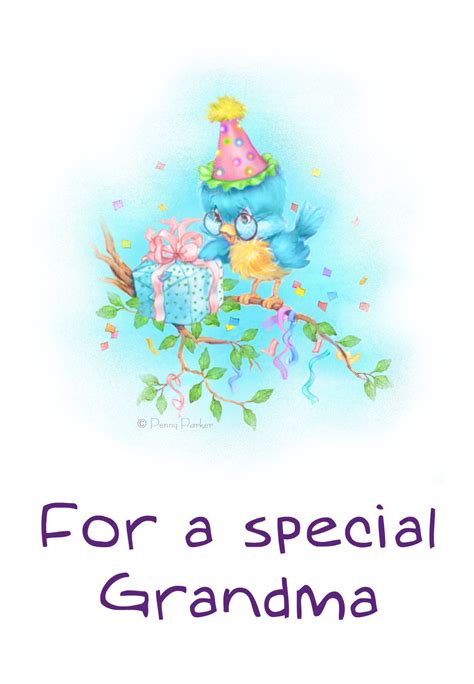 Printable Birthday Cards For Grandma Printable Templates Free