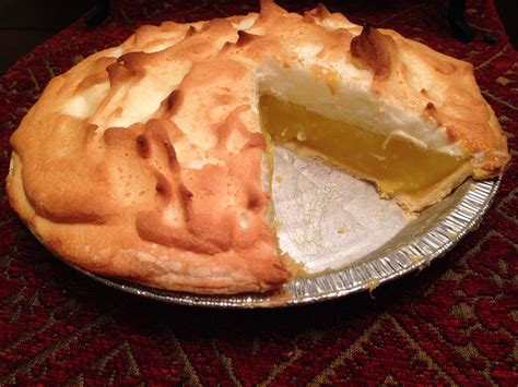 I Found The Recipe For This Delicious Lemon Meringue Pie On The Back Of A Frozen Pie Crust