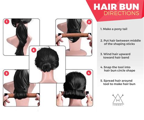 Buy Hay 3 Piece Hair Bun Maker Easy Fast Snap And Roll Bun Hair