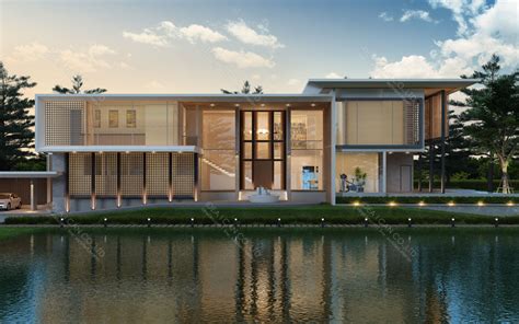 สร้างบ้านหรู Modern Luxury 1,325ตร.ม 7ห้องนอน 9ห้องน้ำ จอดรถ5คัน สระว่ายน้ำ #MO-H2-132501.10 ...