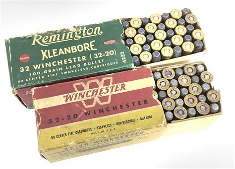 Lot 126 Rds 32 20 Win 32 Wcf Ammo