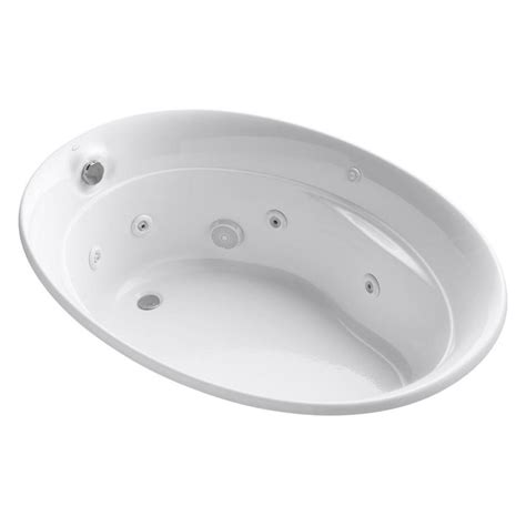 Check spelling or type a new query. KOHLER Serif 60-in White Acrylic Oval Reversible Drain ...