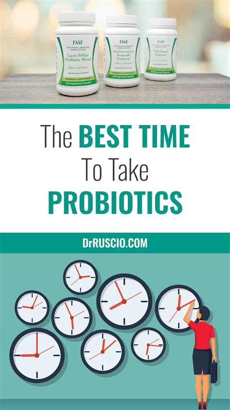 The Best Time To Take Probiotics Dr Michael Ruscio Dnm Dc Probiotics Gut Health Health