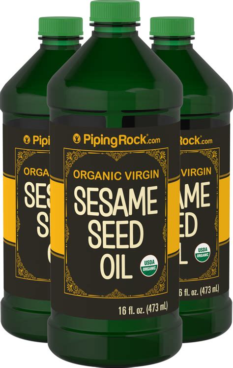 Sesame oil is an oil extracted from the seeds of the sesame plant (sesamum indicum). Sesame Oil 3 x 16 fl oz (473 mL) | Sesame Oil Benefits for ...