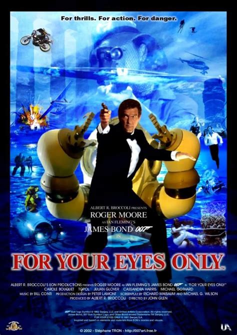 For Your Eyes Only James Bond Movie Posters James Bond Movies James Bond Books