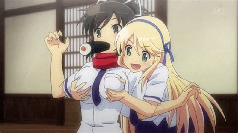 Ecchi Grabbing Gif Find Share On Giphy