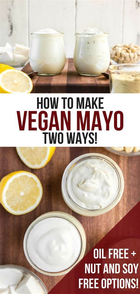 Want some delicious and healthy. Easy Vegan Mayo | Recipe | Vegan mayonaise, Healthy vegan ...