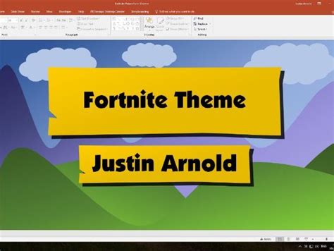 Fortnite Powerpoint Template Teaching Resources