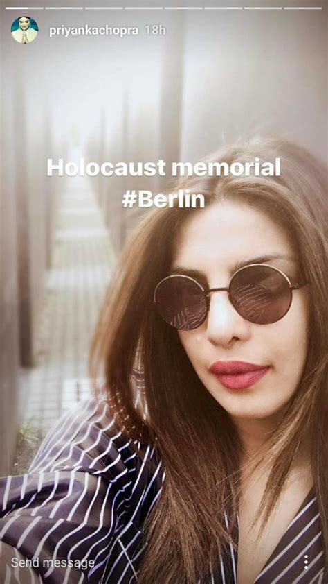Priyanka Chopra Slammed For Posting Selfies At Berlins Holocaust Memorial
