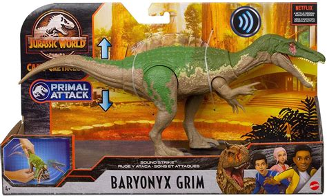 Jurassic World Camp Cretaceous Baryonyx Grim Action Figure Sound Strike Mattel Toywiz