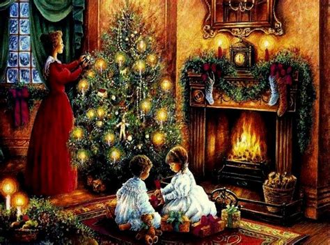 Christmas Victorian Wallpapers Wallpaper Cave