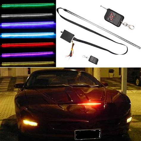 7 Color 48 Led Rgb Scanner Flash Car Strobe Knight Rider Kit Light