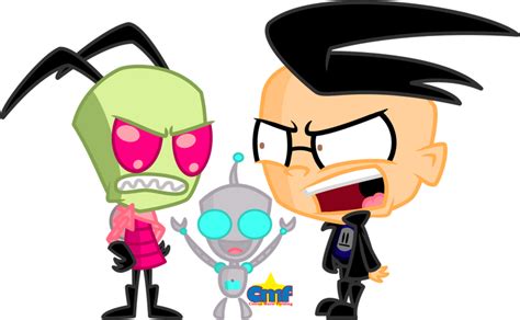 Zim Gir And Dib By Tiny Toons Fan On Deviantart
