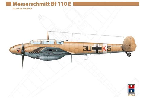 Hobby 2000 132 Messerschmitt Bf 110 E 32008 Scale Model Shed