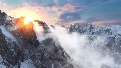 2560x1440 Sunrise In The Dolomites 5k 1440p Resolution Hd 4k Wallpapers