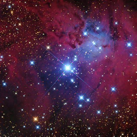 Sh2 273 The Fox Fur Nebula With Asteroid 2152 Hannibal Nebula Stars