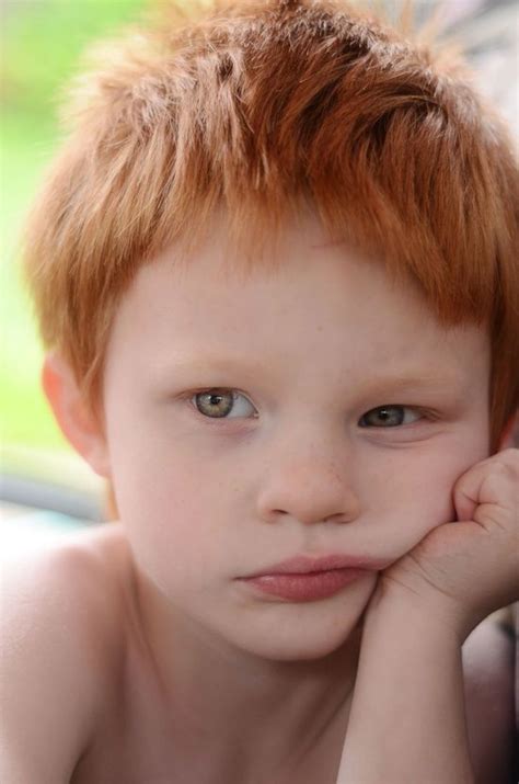 Now that you have an idea of what color hair baby will have, you might be curious about eye color? Cute small, red-haired boy with green eyes. | Boys with ...